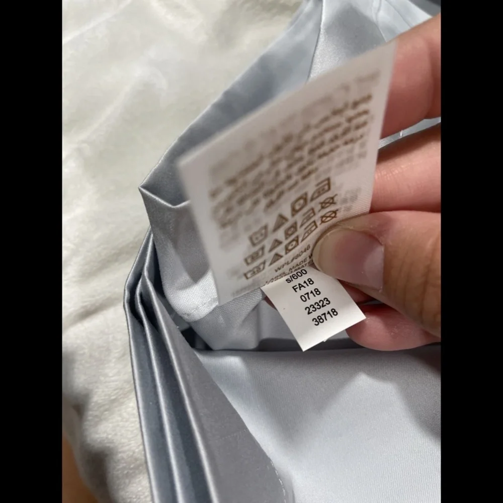 NIB‎ [ Queen ] for Hudson Park 600TC Cotton Flat Sheet in Cloud